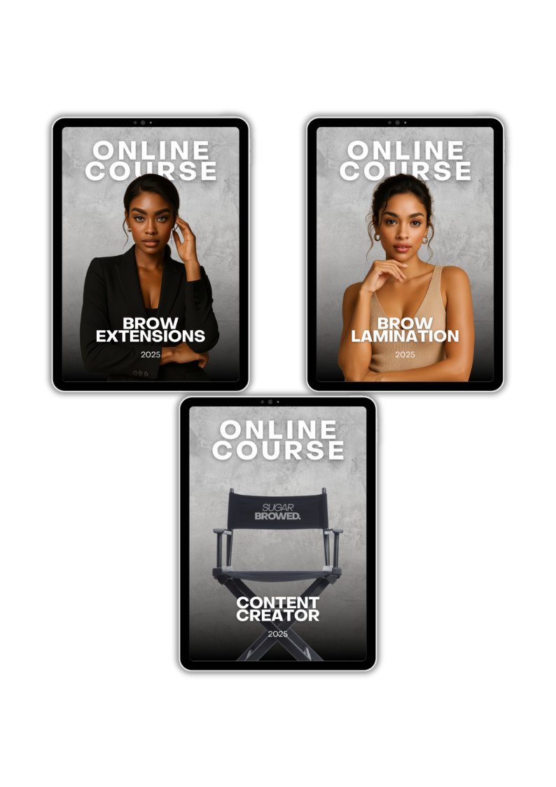 COMBI PACK - ONLINE COURSE BROW LAMINATION + BROW EXTENSIONS