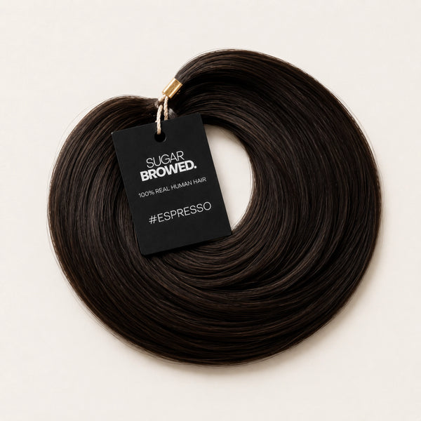 #Espresso Brow Extensions – Real Human Hair