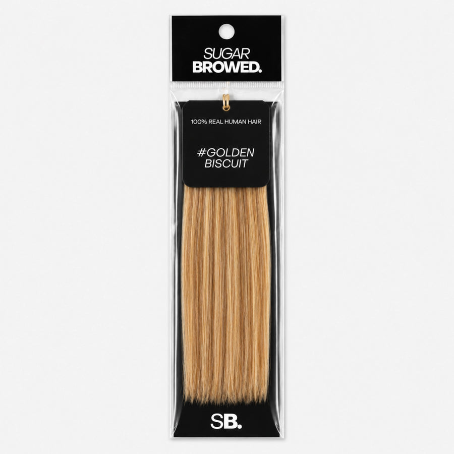 Extension per sopracciglia Golden Biscuit – Capelli umani veri
