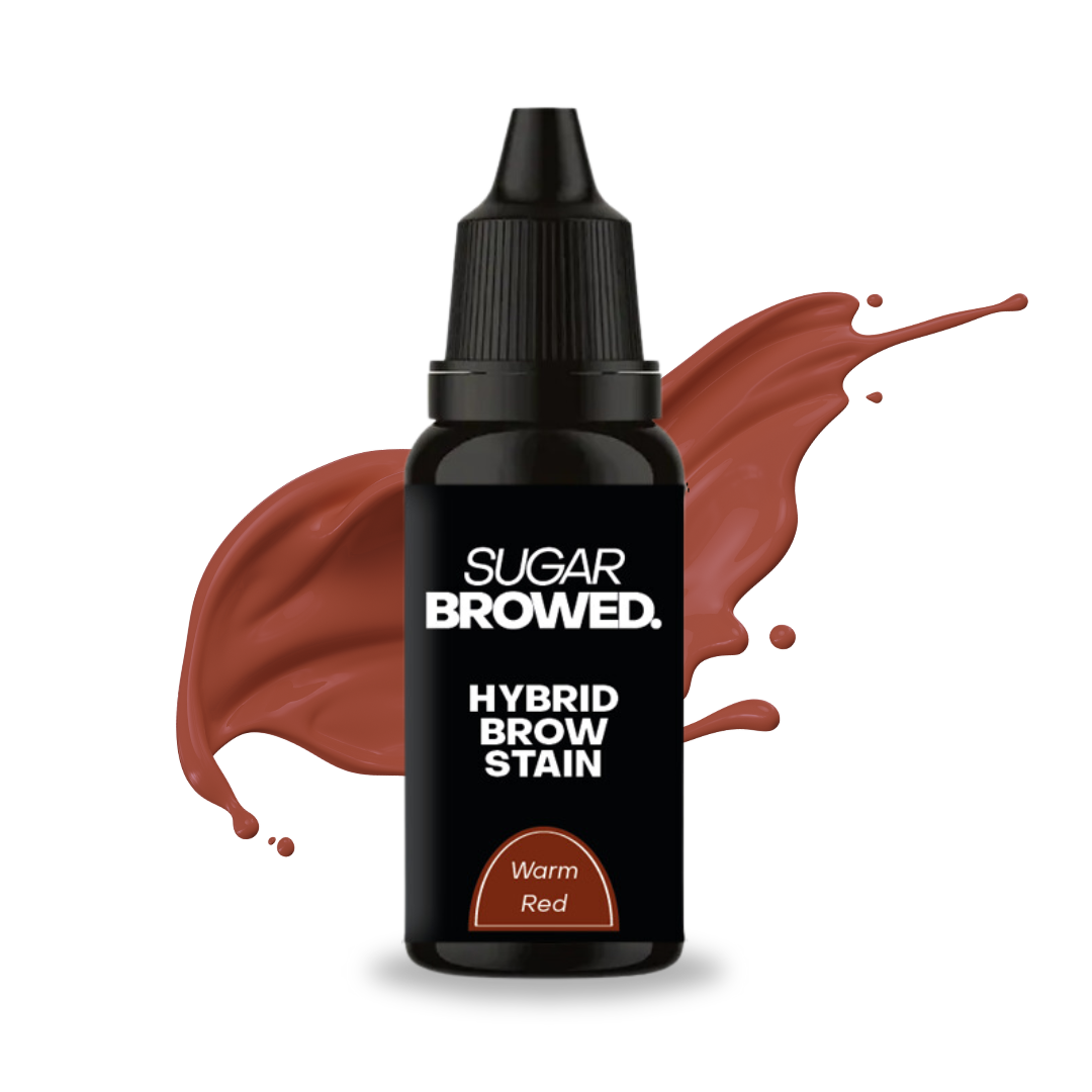 SUGAR BROWED. Henna-Free Liquid Hybrid Brow Stain for semi-permanent brow color