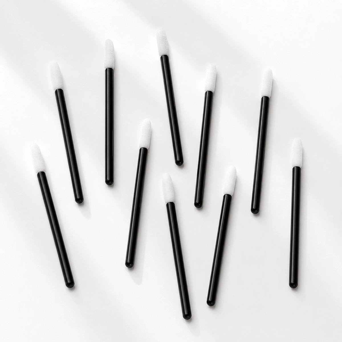 Professional remover brushes by Sugar Browed, designed for gentle product removal during brow lamination and real human hair eyebrow extension treatments.