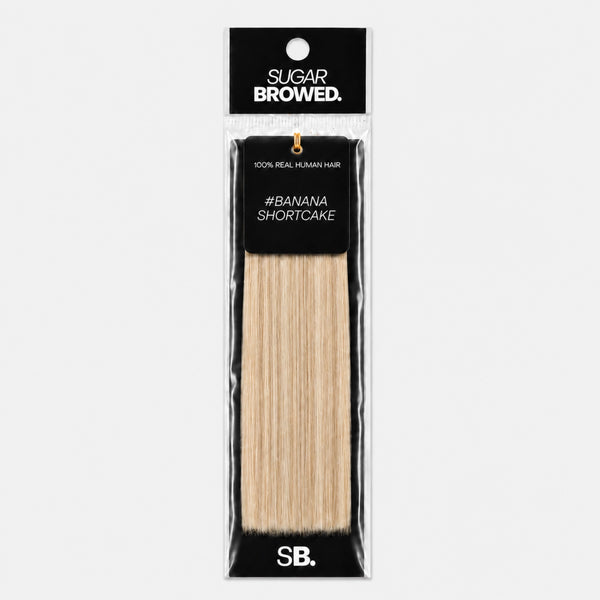 Extensiones de cejas Banana Shortcake – Cabello humano real