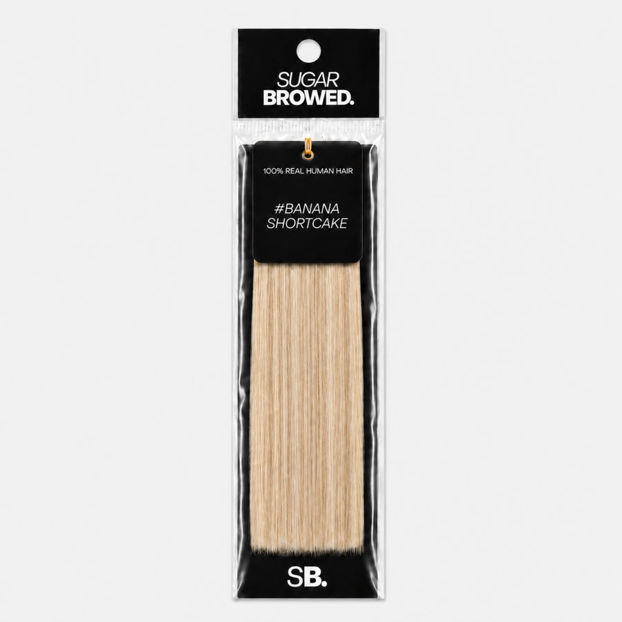#Banana Shortcake Brow Extensions – Real Human Hair