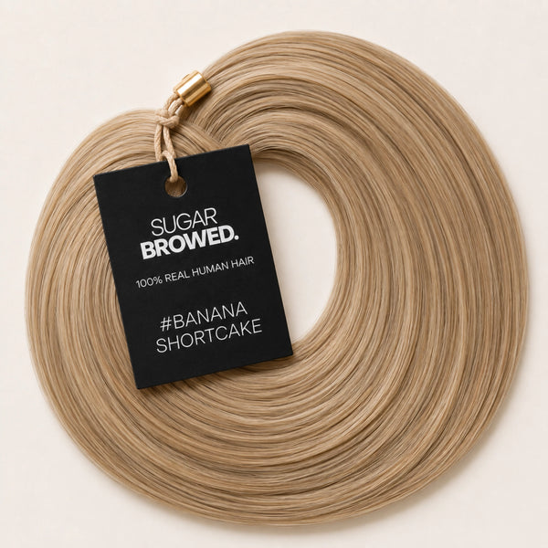 #Banana Shortcake Brow Extensions – Real Human Hair