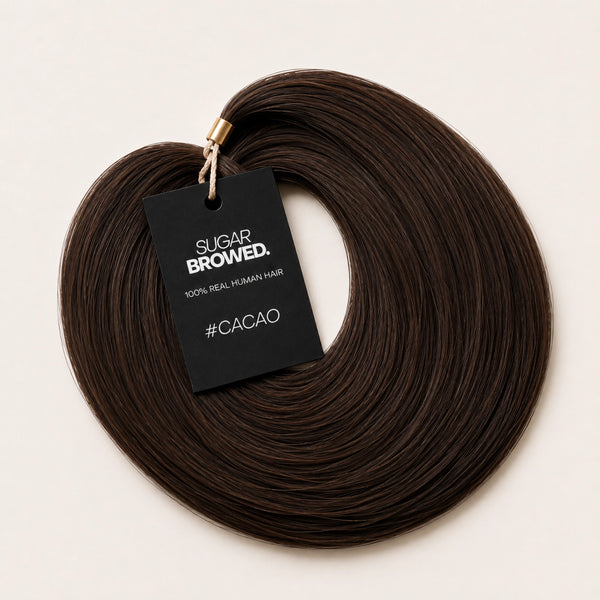 #Cacao Brow Extensions – Real Human Hair