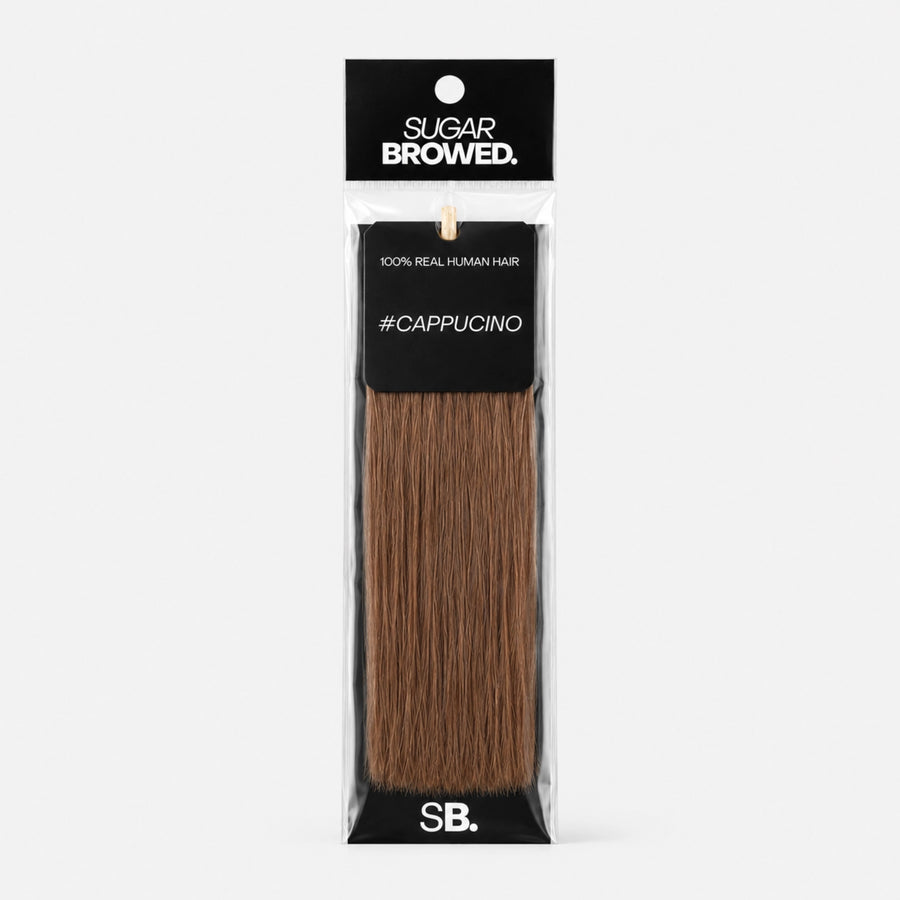 Extensiones de cejas color capuchino – Cabello humano real
