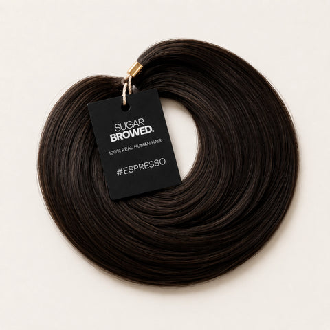 #Espresso Brow Extensions – Real Human Hair