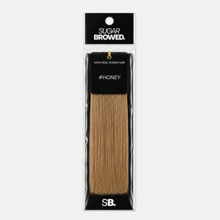 #Honey Brow Extensions – Real Human Hair