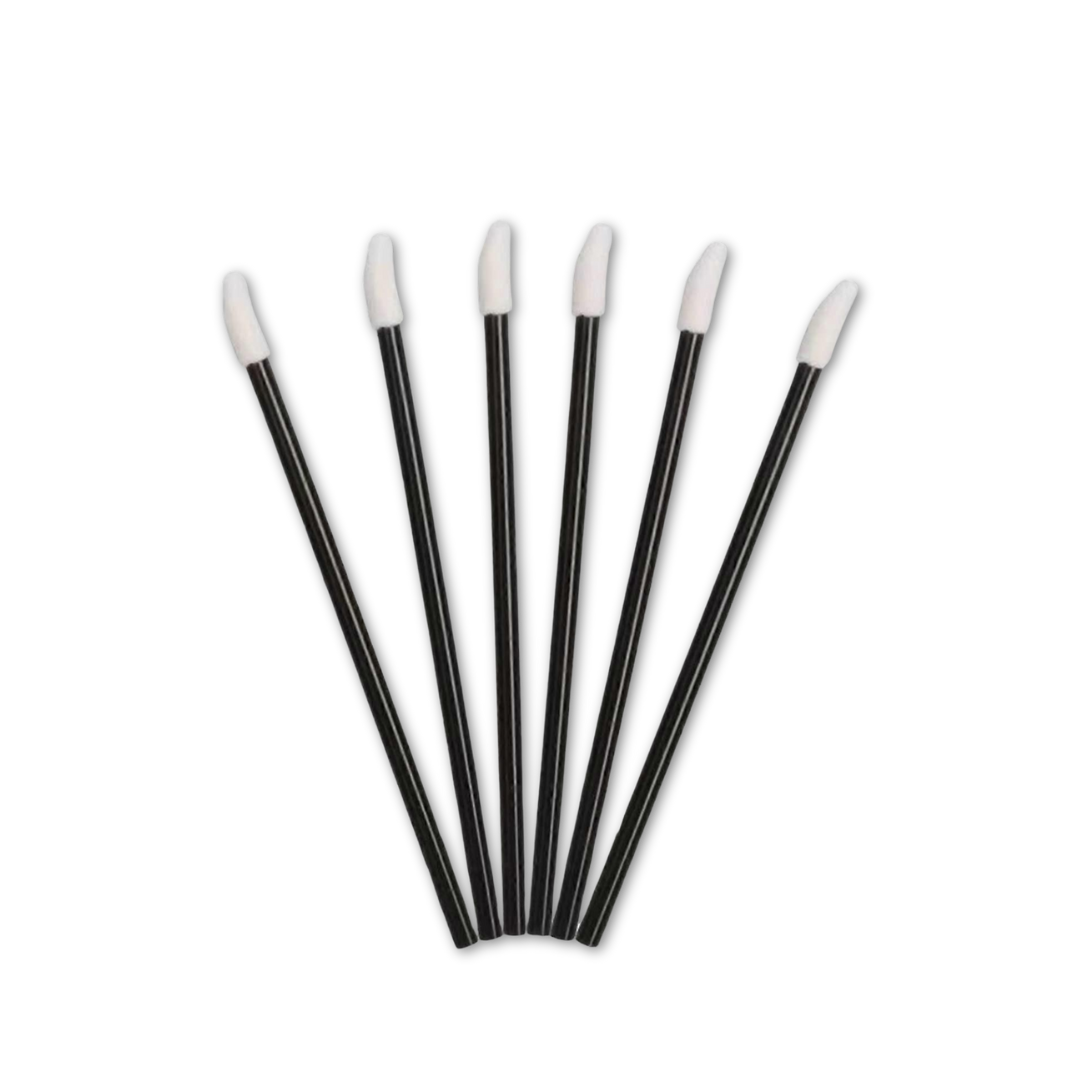 Professional remover brushes by Sugar Browed, designed for gentle product removal during brow lamination and real human hair eyebrow extension treatments. Soft angled silicone tips ensure precision and a natural brow finish.