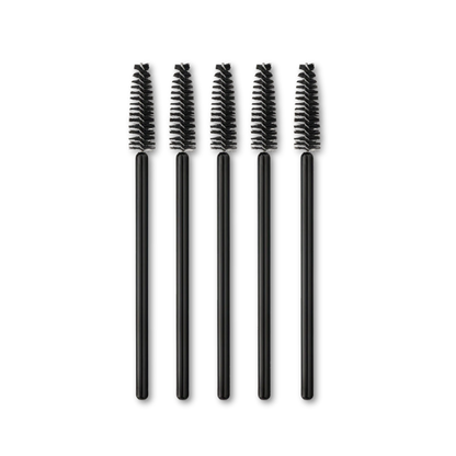 Lash and brow brushes with soft bristles, ideal for maintaining perfectly styled lashes and brows.