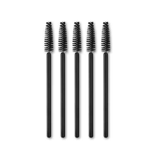 Disposable lash and brow brushes with soft bristles, ideal for maintaining perfectly styled lashes and brows.