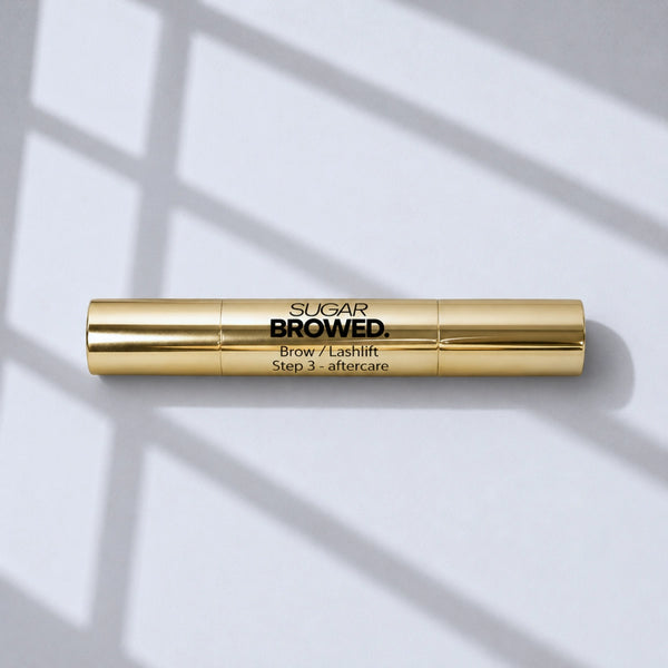The Sugar Browed Brow / Lash Lift Step 3 - Aftercare is a professional aftercare lotion designed to nourish, condition and protect brows and lashes after lamination treatments.