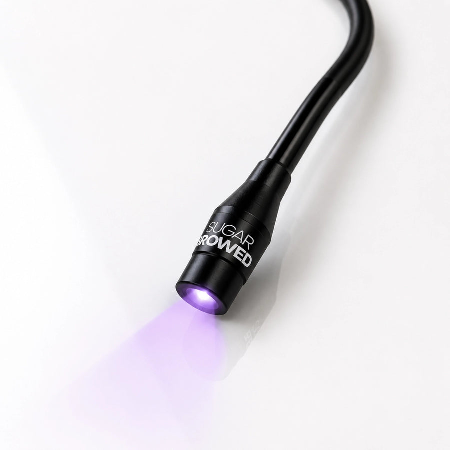 professional UV light pro device for precise lash and brow extension curing by Sugar Browed
